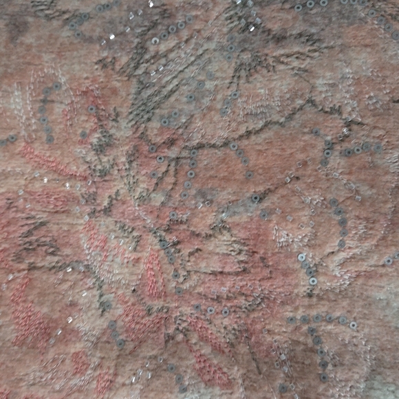 WHITE HOUSE BLACK MARKET GORGEOUS MOCK NECK FLORAL EMBELLISHED SWEATER  XS - Picture 10 of 10